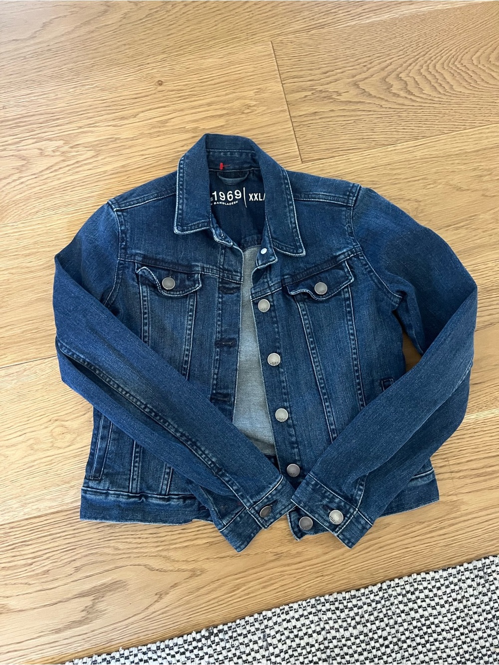 GAP Dark Indigo Denim Trucker Jacket - Blue